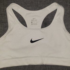Nike Dri-Fit Sports Bra White Never Worn